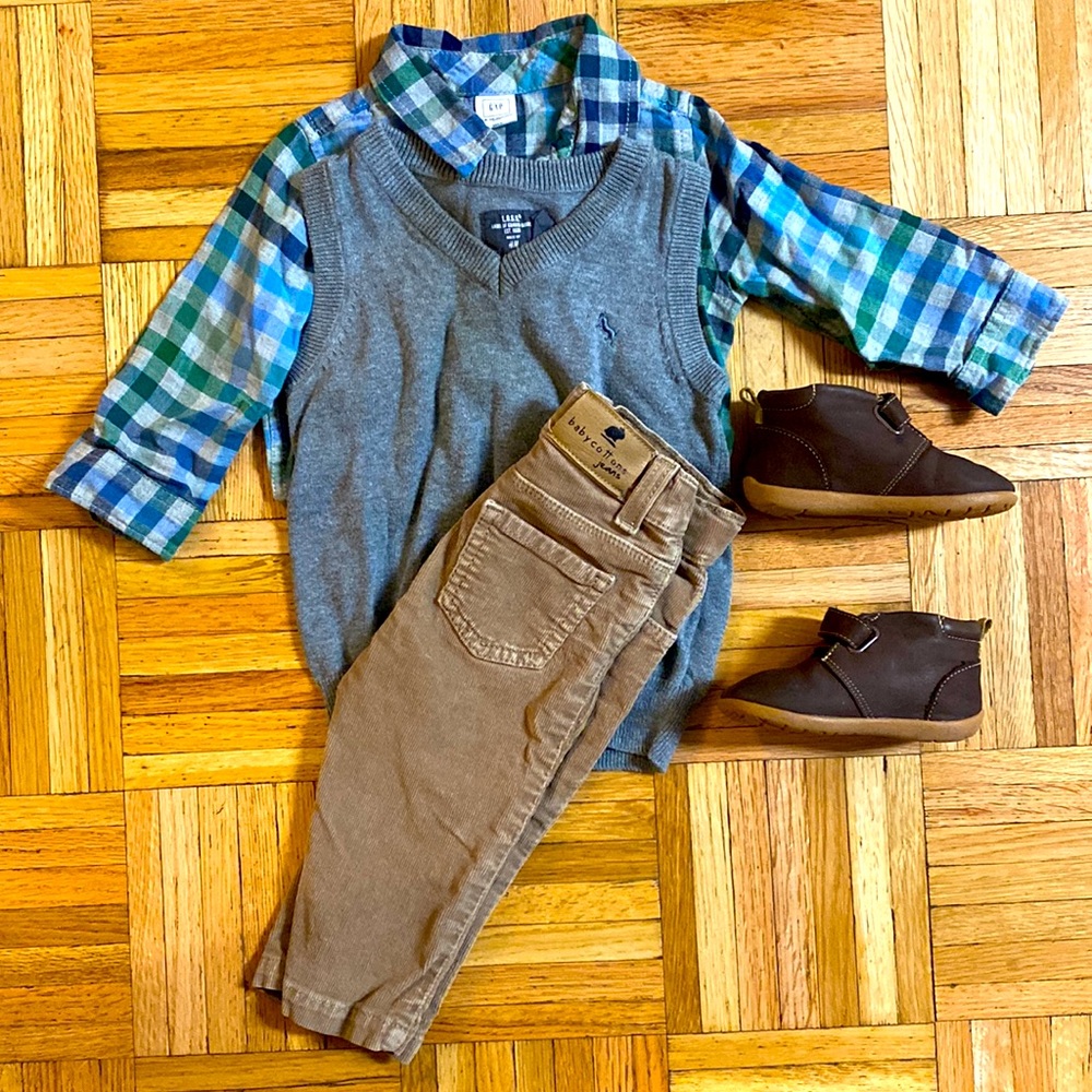 Tucker + Tate, Gap, baby cottons pants outfit sz 12-18 months 🍁🍂🍎